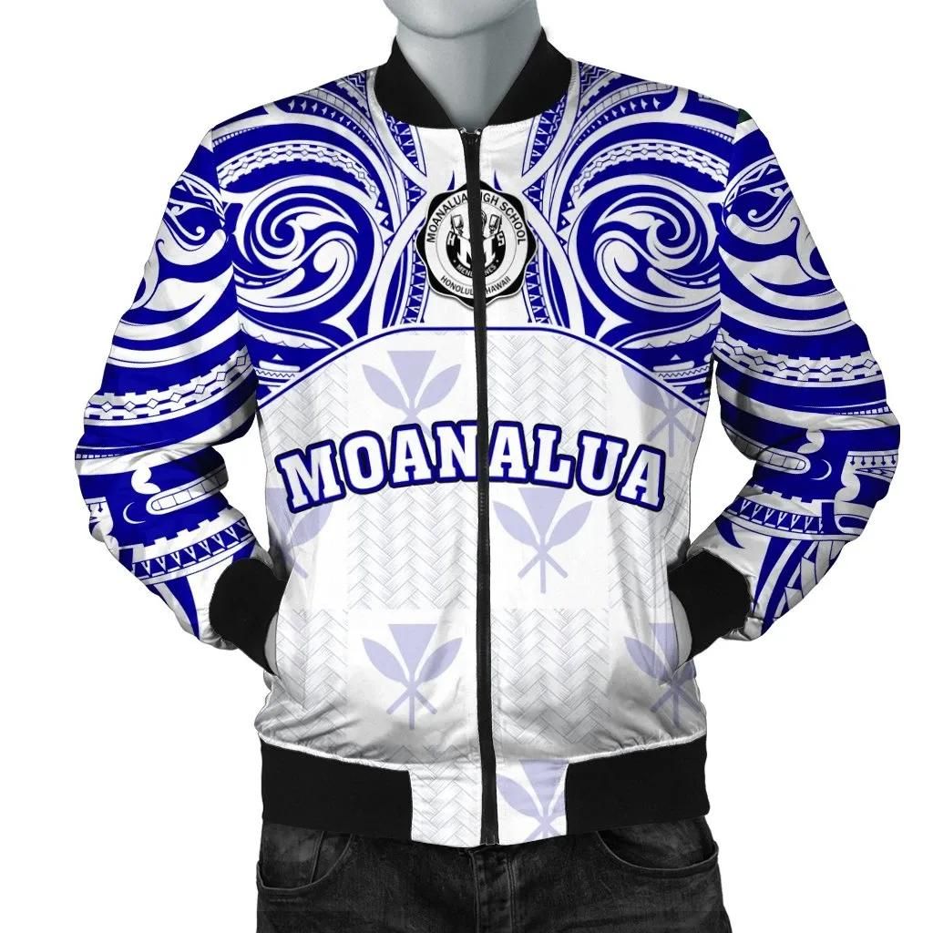 Kanaka Moanalua High School Men's Bomber Jacket bDemodern Style AH JH Bomber Jacket Kanaka Moanalua High School Men's Bomber Jacket bDemodern Style AH JH Bomber Jacket