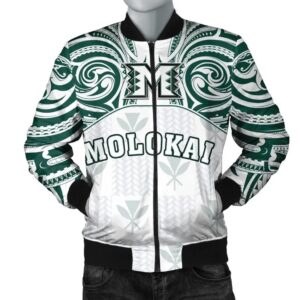 Kanaka Molokai High School Men's Bomber Jacket bDemodern Style AH JH Bomber Jacket