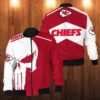 Kansas City Chiefs Punisher Skull Bomber Jacket