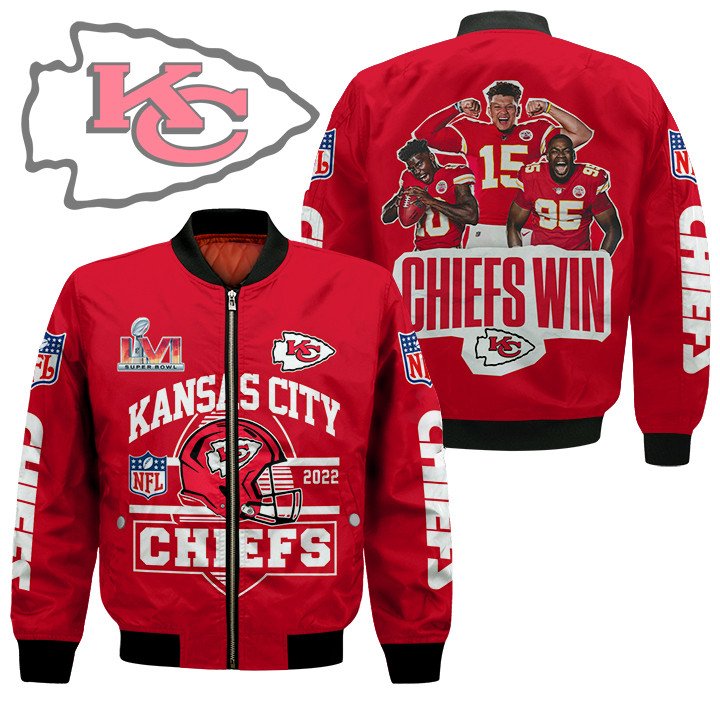 Kansas City Chiefs Win 2022 Bomber Jacket Kansas City Chiefs Win 2022 Bomber Jacket