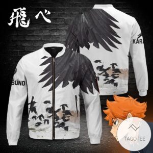Karasuno Crows Bomber Jacket 2