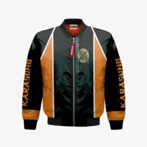 Karasuno High Bomber Jacket Custom Haikyuu Cosplay Costumes Bomber Jacket