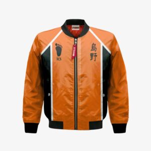 Karasuno Libero Bomber Jacket Custom Haikyuu Cosplay Costumes Bomber Jacket