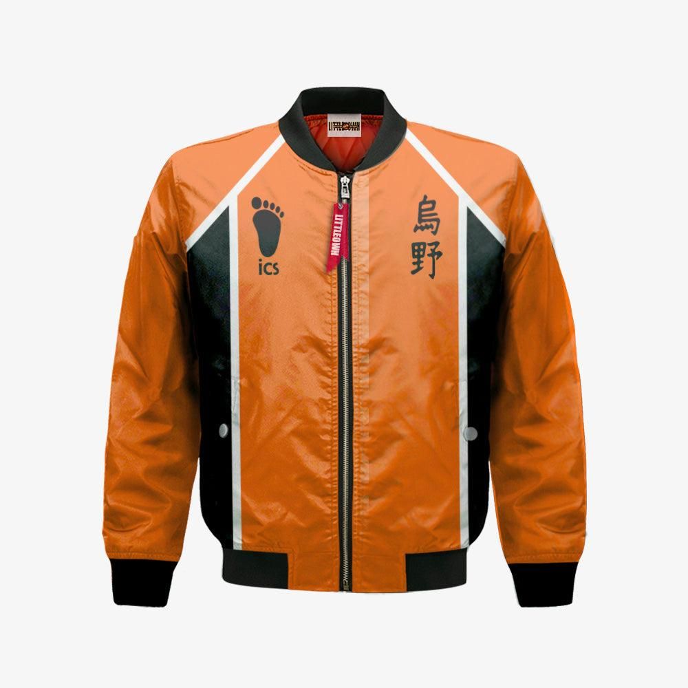 Karasuno Libero Bomber Jacket Custom Haikyuu Cosplay Costumes Bomber Jacket Karasuno Libero Bomber Jacket Custom Haikyuu Cosplay Costumes Bomber Jacket