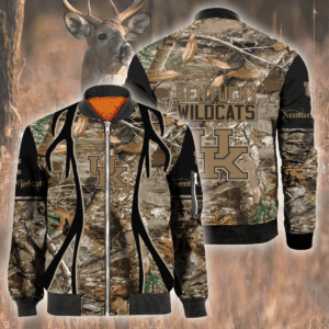 Kentucky Wildcats Hunting Bomber Jacket