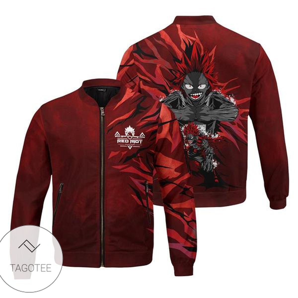 Kirishima Spirit 3D Bomber Jacket Kirishima Spirit 3D Bomber Jacket