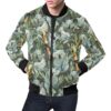 Koala Bamboo Pattern Print Mens Bomber Jacket