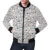 Koala Pattern Print Mens Bomber Jacket