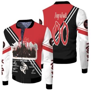 Korn 27th Anniversary 1993 2020 Rock Band Special Signatures 3D Designed Allover Gift With Custom Name Number For Korn Fans.jpg Bomber Jacket