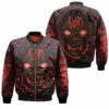 Korn Lava Skull 3D Full T Shirt Hoodie Sweater Jersey Bomber Jacket Model 3194 Bomber Jacket