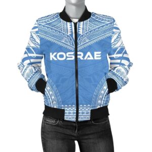 Kosrae Flag Polynesian Chief Women'S Bomber Jacket - Bn10 Bomber Jacket