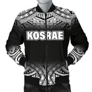 Kosrae Men's Bomber Jacket - Fog Black Style - BN09 Bomber Jacket