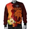 Kosrae Men's Bomber Jacket - Tribal Tuna Fish - BN39 Bomber Jacket