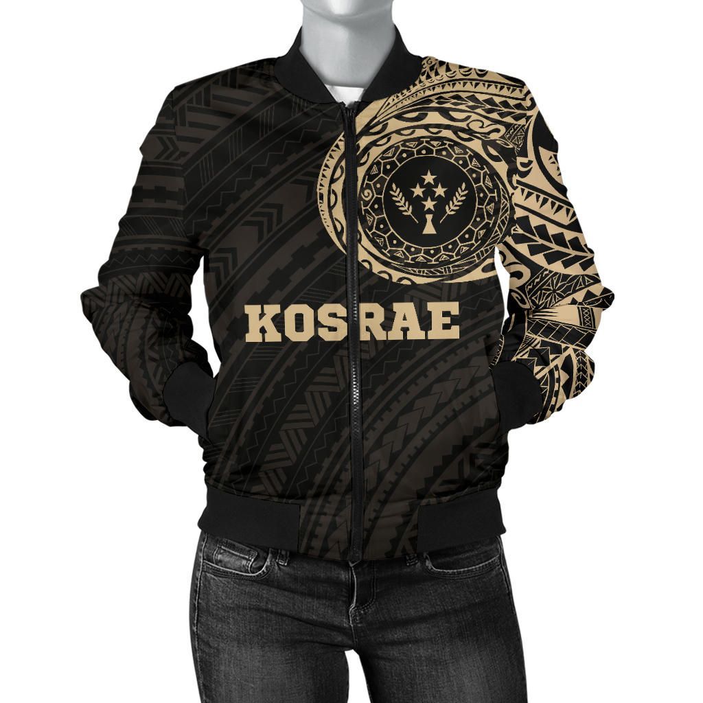 Kosrae Micronesia Tattoo Women's Bomber Jacket A7 Bomber Jacket Kosrae Micronesia Tattoo Women's Bomber Jacket A7 Bomber Jacket