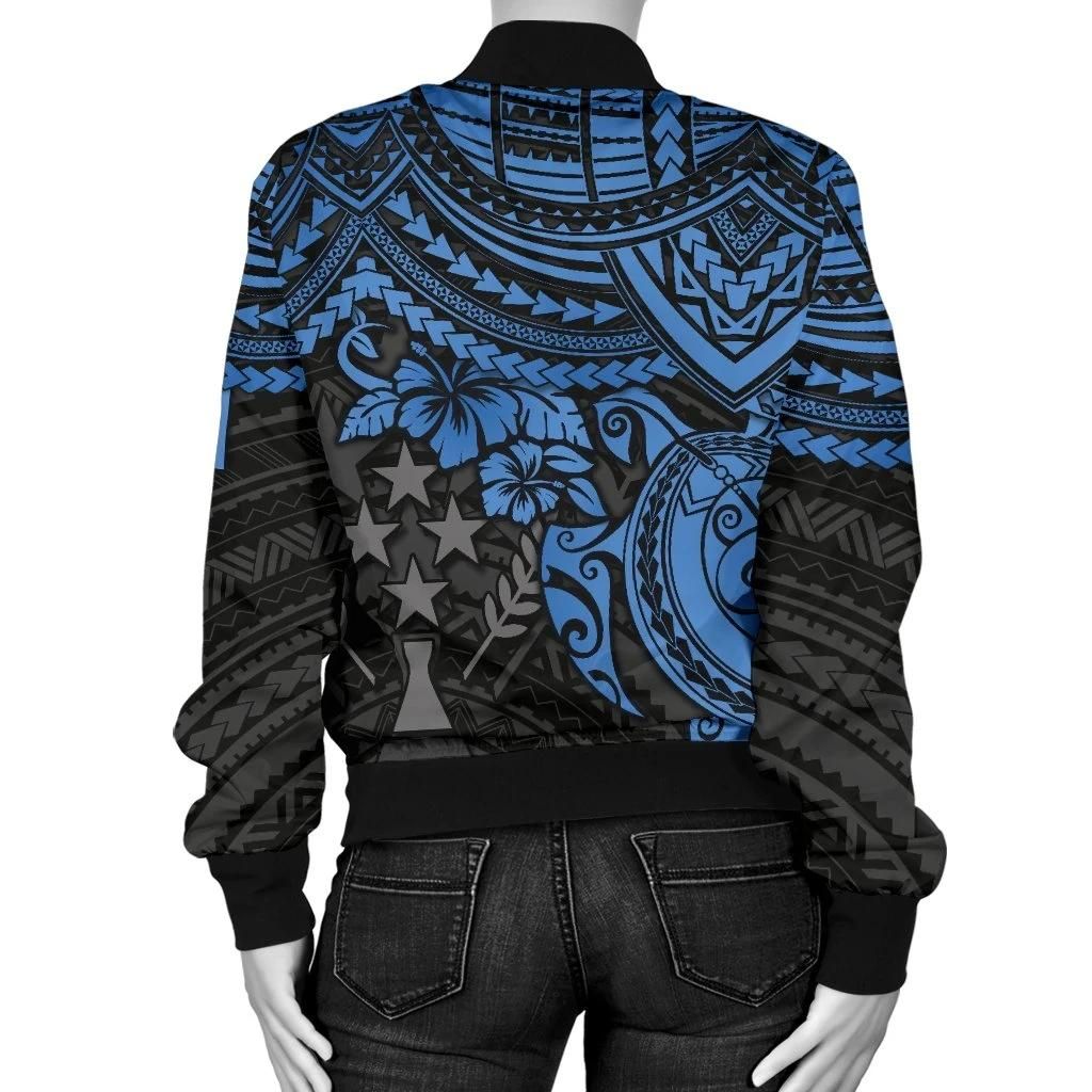 Kosrae-Polynesian-Bomber-Jacket-Women-Blue-Turtle-BN15-Bomber-Jacket-1