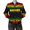 Kosrae Women's Bomber Jacket - Fog Reggae Style - BN09 Bomber Jacket