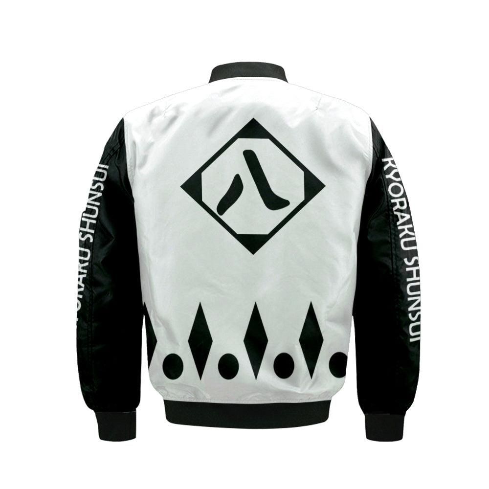 Kyoraku-Shunsui-Eighth-Division-Bomber-Jacket-Custom-Bleach-Cosplay-Costumes-Bomber-Jacket-1