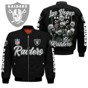Las Vegas Raiders Players Nfl Bomber Jacket