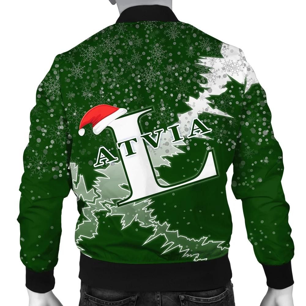 Latvia-Christmas-Coat-Of-Arms-Men-Bomber-Jacket-X-Style-J78-Bomber-Jacket-1