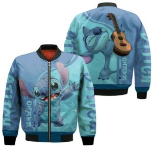 Lilo And Stitch Film Ohana For Fan 3D Bomber Jacket