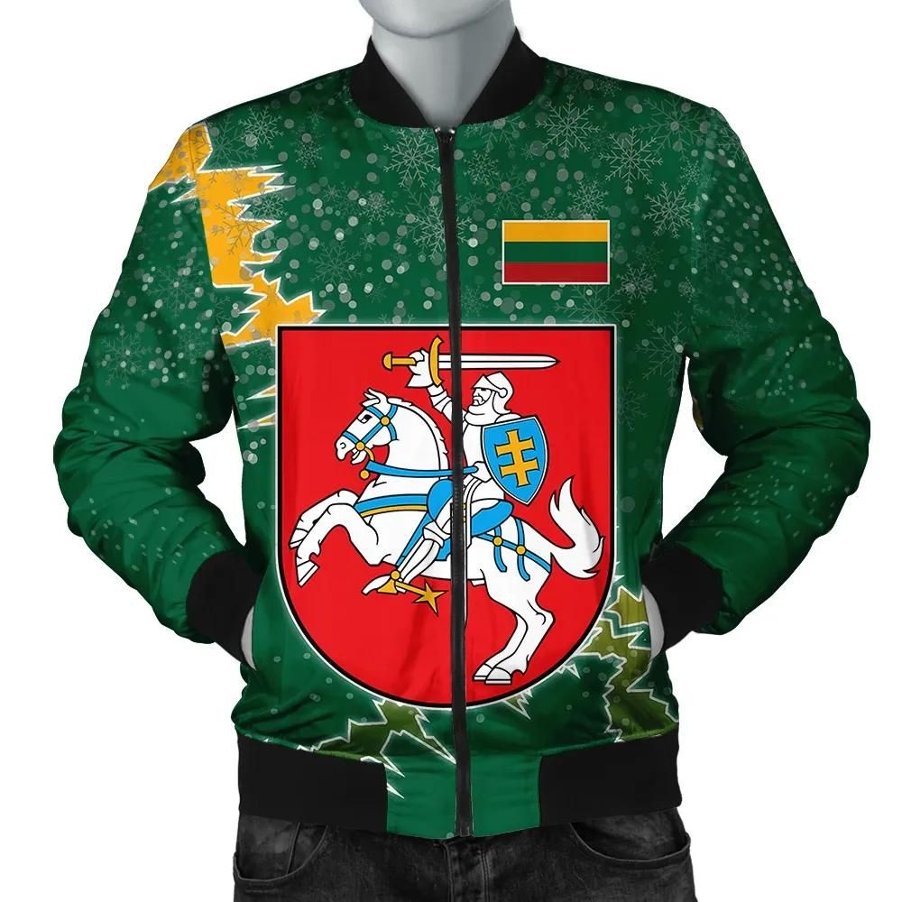 Lithuania Christmas Coat Of Arms Men Bomber Jacket X Style J78 Bomber Jacket Lithuania Christmas Coat Of Arms Men Bomber Jacket X Style J78 Bomber Jacket