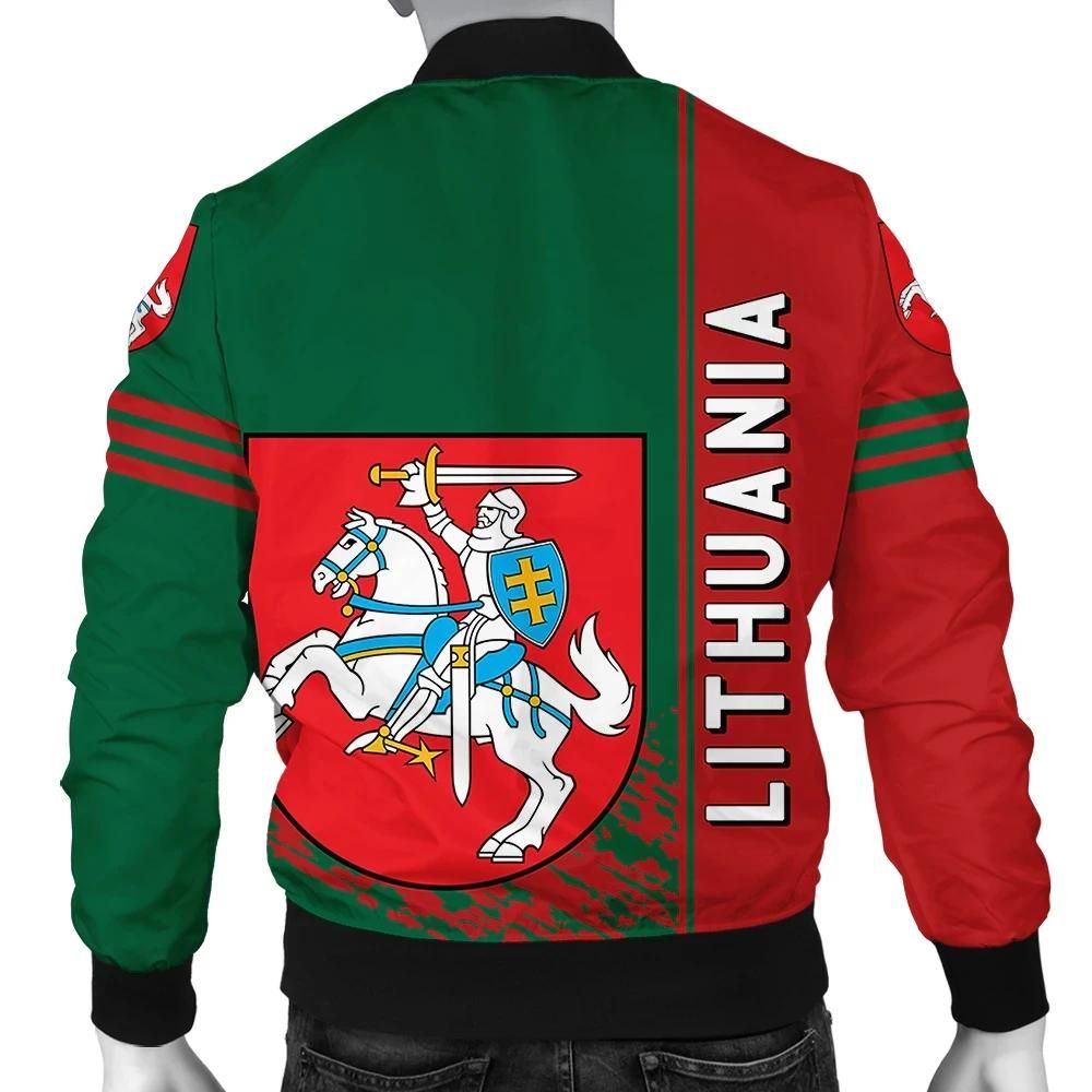 Lithuania-Coat-Of-Arms-Men-Bomber-Jacket-Quarter-Style-J71-Bomber-Jacket-1