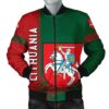 Lithuania Coat Of Arms Men Bomber Jacket Quarter Style J71 Bomber Jacket