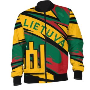 Lithuania Knight Forces Bomber Jacket - Lode Style - JR Bomber Jacket