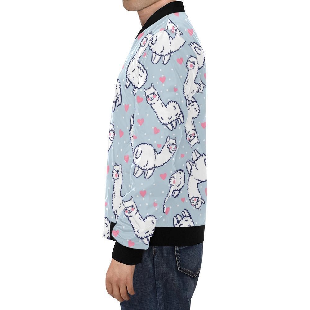 Llama-Pattern-Print-Mens-Bomber-Jacket-1