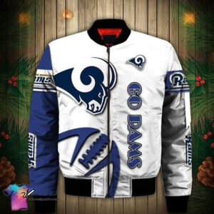 Los Angeles Rams All Over Printed Bomber Jacket