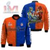 Los Angeles Rams Cincinnati Bengals Lvi Super Bowl 2022 Bomber Jacket 2