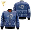 Los Angeles Rams Ugly Christmas Full Printing Bomber Jacket