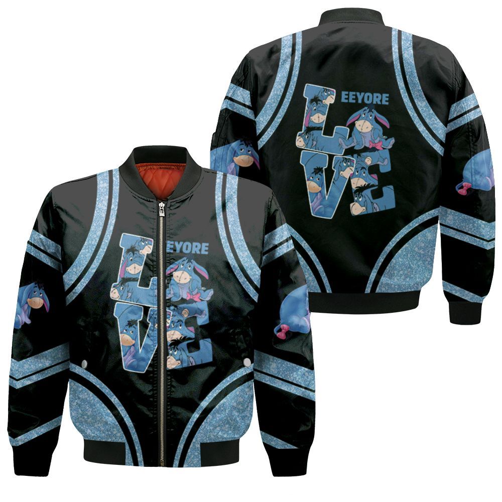 Love Eeyore Winnie The Pooh Yoga Legging Set 3D Bomber Jacket Love Eeyore Winnie The Pooh Yoga Legging Set 3D Bomber Jacket