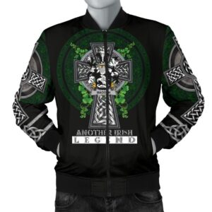Madden or O'Madden bIreland Bomber Jacket Irish Legend (Men's) A7 Bomber Jacket