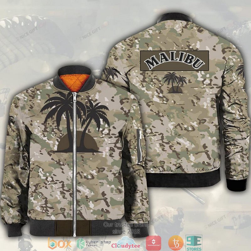 Malibu Camouflage Bomber Jacket Malibu Camouflage Bomber Jacket