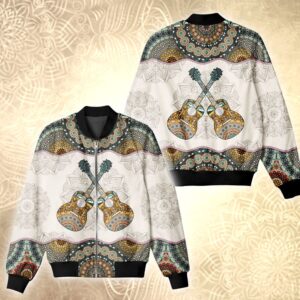 Mandala guitar 3D All Over Printed Shirt