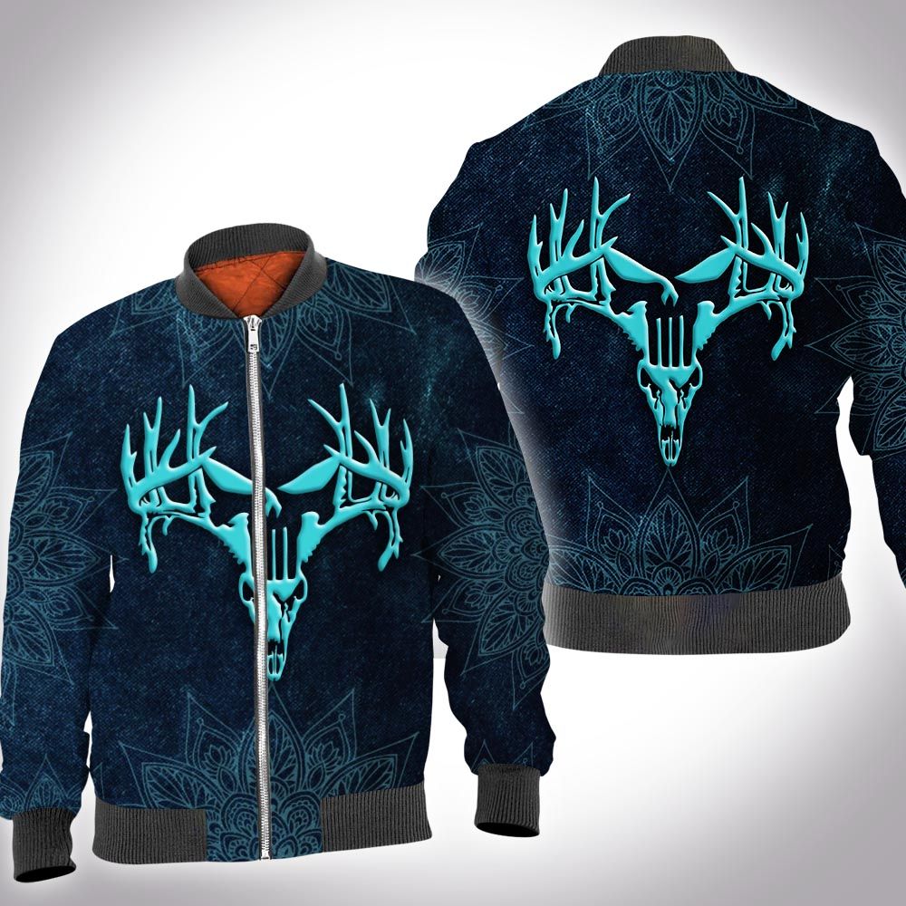 Mandala hunting deer skull 3D All Over Printed Shirt Mandala hunting deer skull 3D All Over Printed Shirt