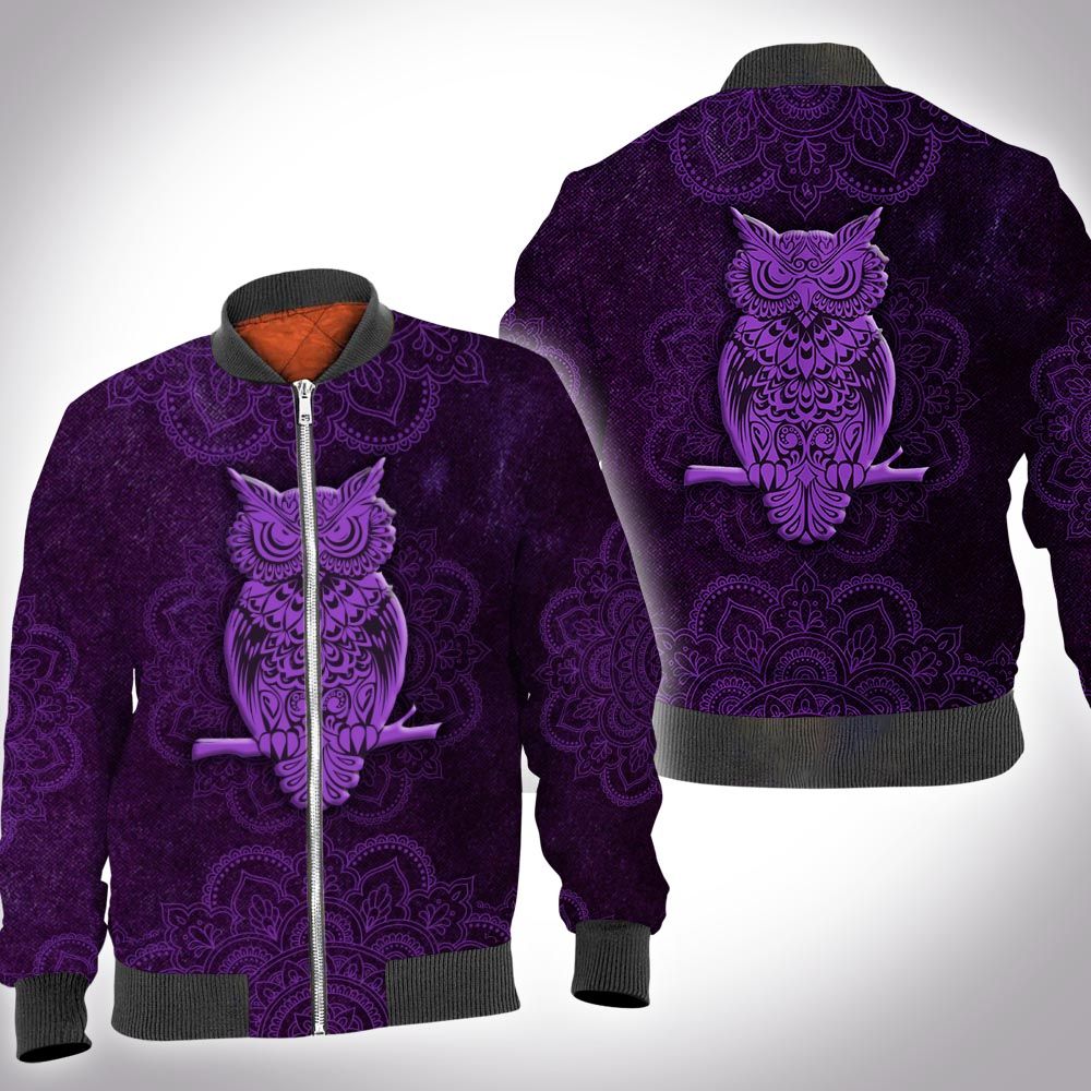 Mandala owl 3D All Over Printed Shirt Mandala owl 3D All Over Printed Shirt