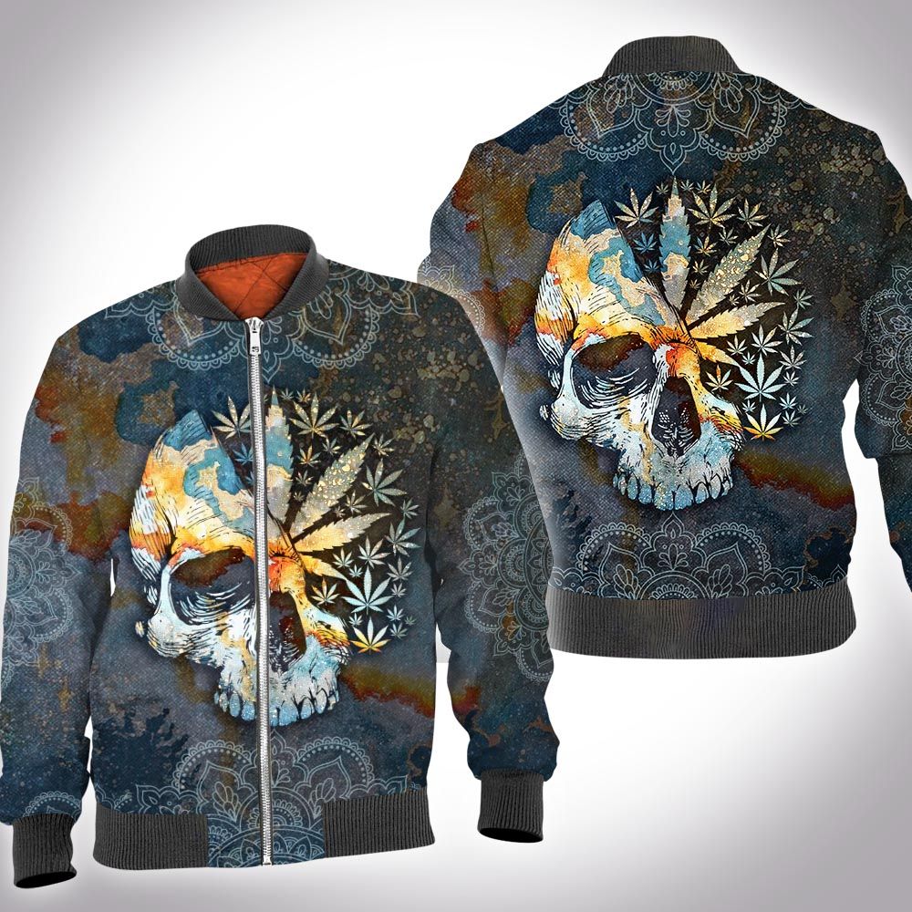 Mandala skull weed 3D All Over Printed Shirt Mandala skull weed 3D All Over Printed Shirt