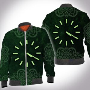 Mandala weed 420 clock 3D All Over Printed Shirt
