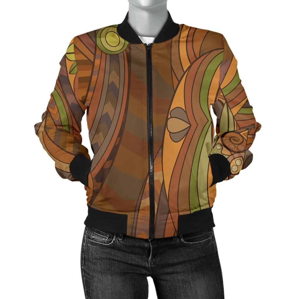 Maori-Ornament-Design-Print-Womens-Bomber-Jacket-1