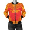 Marquesas Islands Flag Polynesian Chief Women'S Bomber Jacket - Bn10 Bomber Jacket