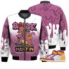 Match Kicks Tees JD 1 High OG Brotherhood - Martin Bebe's Kids 90s Melanin - Brotherhood 1s Gifts Unisex Matching 3D Bomber Jacket