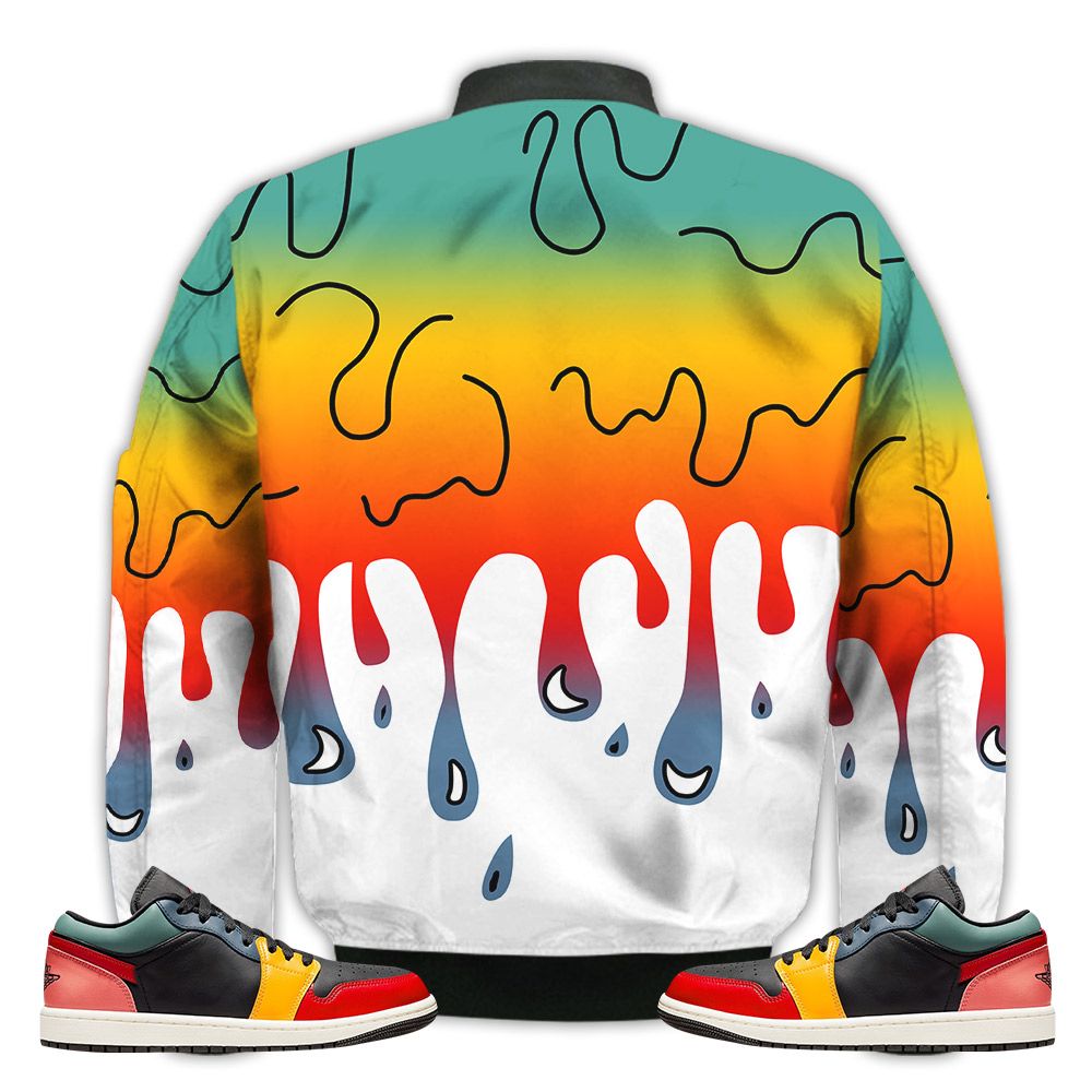 Match-Kicks-Tees-JD-1-Low-Black-Fire-Red-Taxi-Martin-Bebes-Kids-90s-Melanin-SE-Black-Multi-1s-Gifts-Unisex-Matching-3D-Bomber-Jacket-2