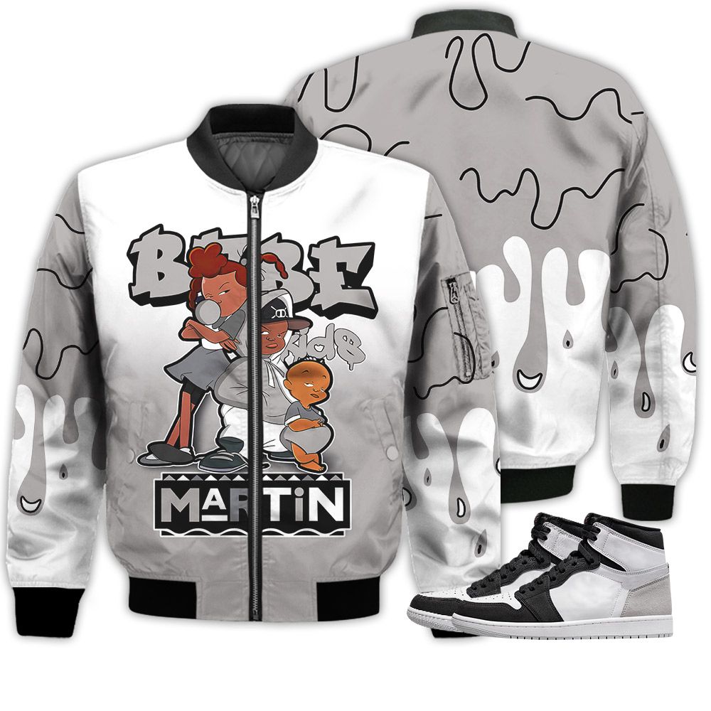Match Kicks Tees JD 1 Retro High OG Stage Haze - Martin Bebe's Kids 90s Melanin - Stage Haze 1s Gifts Unisex Matching 3D Bomber Jacket Match Kicks Tees JD 1 Retro High OG Stage Haze - Martin Bebe's Kids 90s Melanin - Stage Haze 1s Gifts Unisex Matching 3D Bomber Jacket