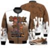 Match Kicks Tees JD 3 Archaeo Brown - Martin Bebe's Kids 90s Melanin - Archaeo Brown 3s Gifts Unisex Matching 3D Bomber Jacket