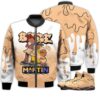 Match Kicks Tees JD 7 SE Afrobeats - Martin Bebe's Kids 90s Melanin - Afrobeats 7s Gifts Unisex Matching 3D Bomber Jacket