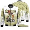 Match Kicks Tees Yz Slide Resin - Martin Bebe's Kids 90s Melanin - Slide Resin Gifts Unisex Matching 3D Bomber Jacket
