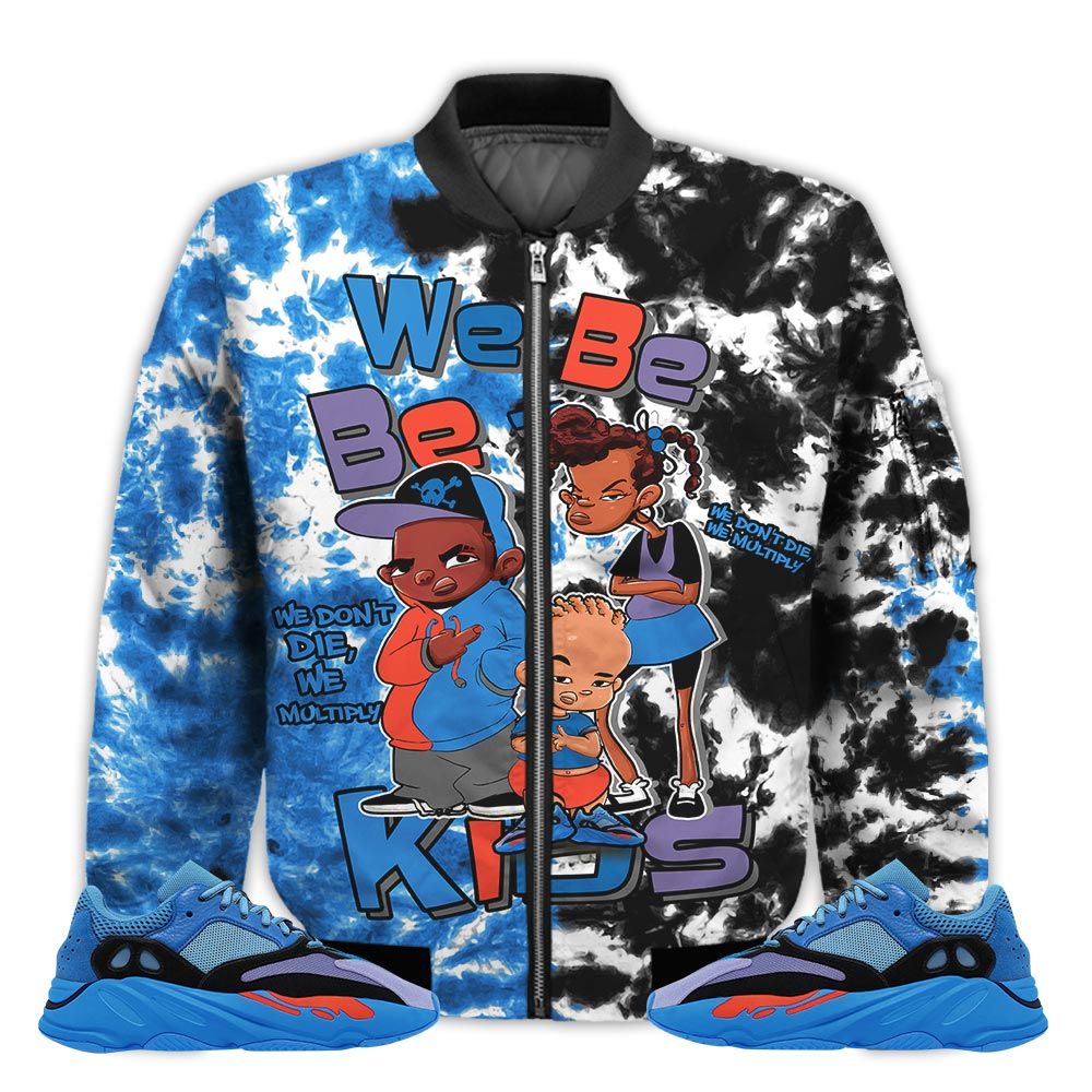 Match-My-Kids-Shirt-Yz-700-V1-Hi-Res-Blue-We-Bay-Bay-Kids-90s-Melanin-Tiedye-V1-Hi-Res-Blue-700s-Gifts-Unisex-Matching-3D-Bomber-Jacket-1