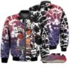 Match My Kids Shirt Yz 700 V3 Fade Carbon - We Bay-Bay Kids 90s Melanin Tiedye - V3 Fade Carbon 700s Gifts Unisex Matching 3D Bomber Jacket